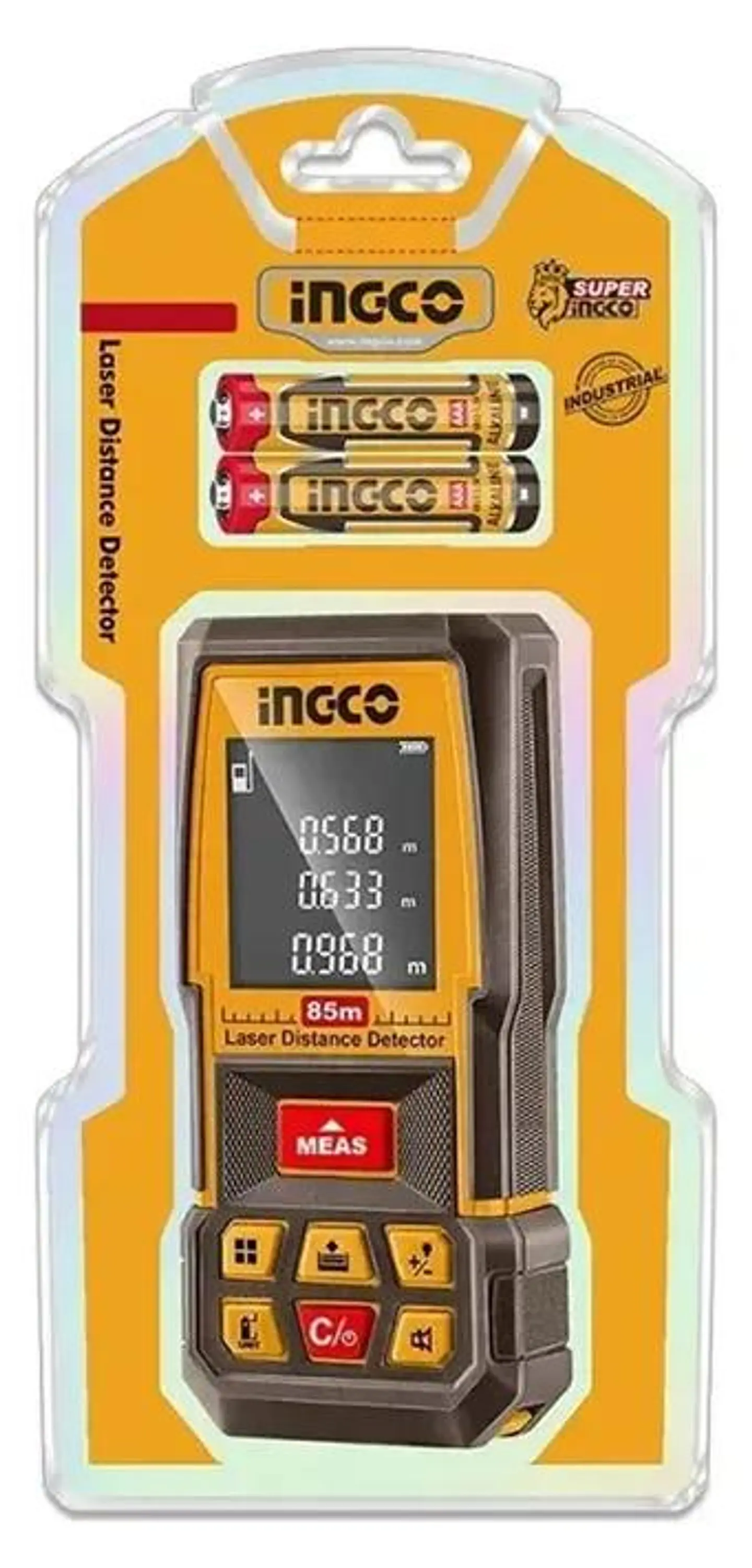 Medidor De Distancia Laser Industrial 85m Ingco Hldd07085 7