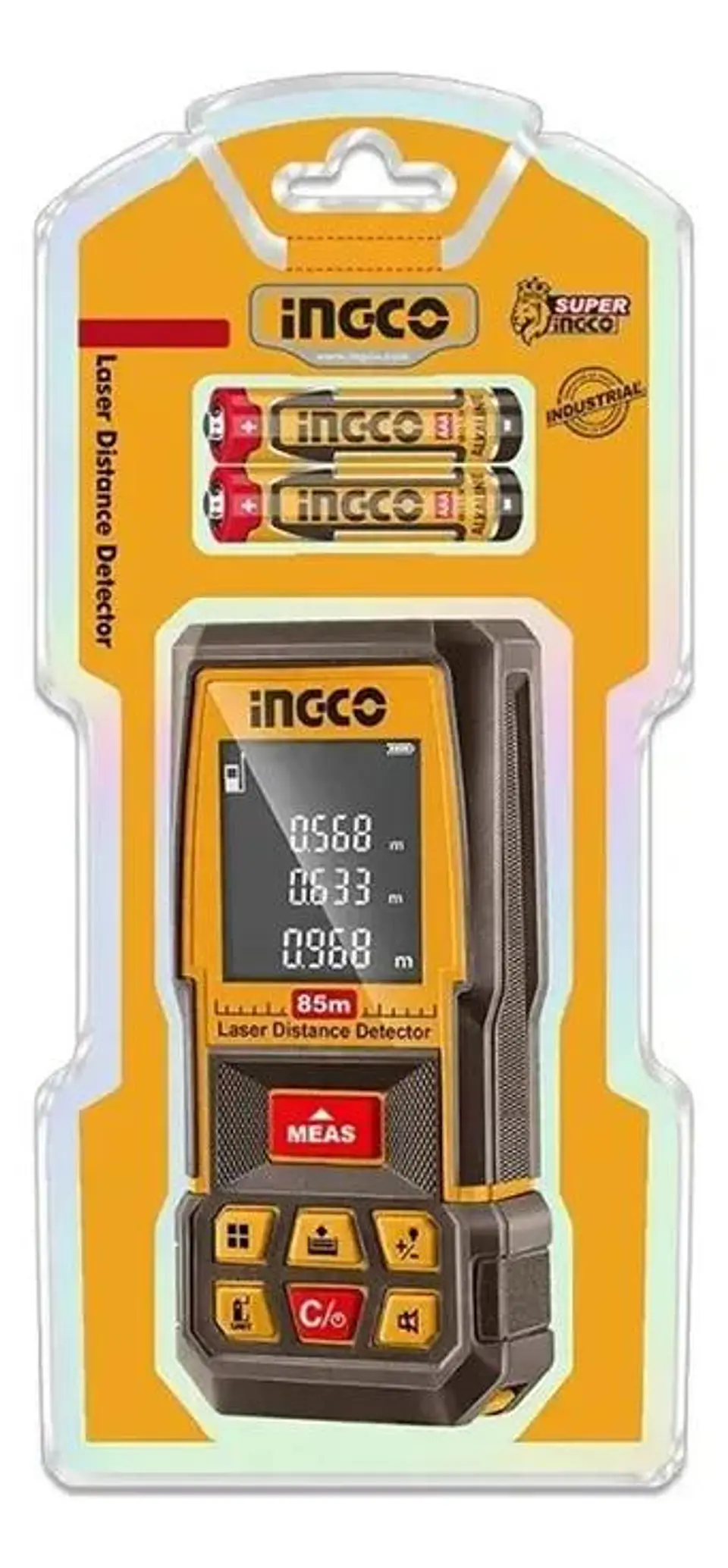 Medidor De Distancia Laser Industrial 85m Ingco Hldd07085 7
