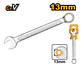 Llave Combinada Punta Corona 13 Mm X 171 Mm Ingco Hcspa131 Cromado - Miniatura 7