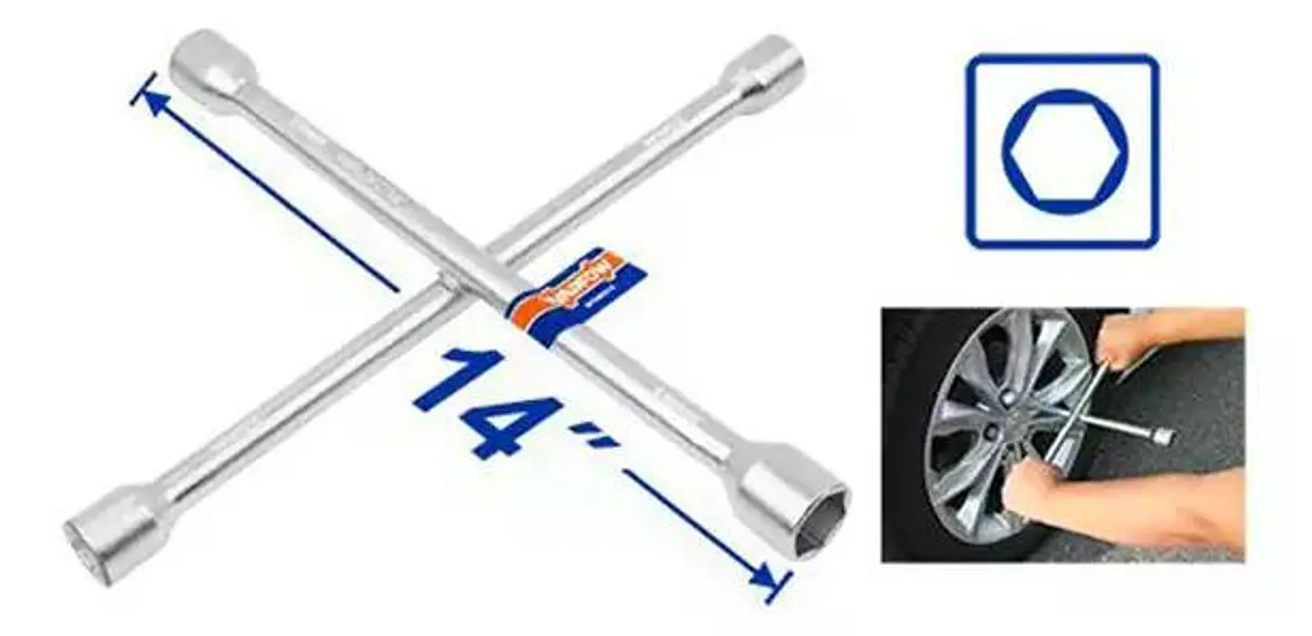 Llave Cruz Para Auto 17-23 Mm 14 Pulgadas Wadfow Wth8314 Veh 4