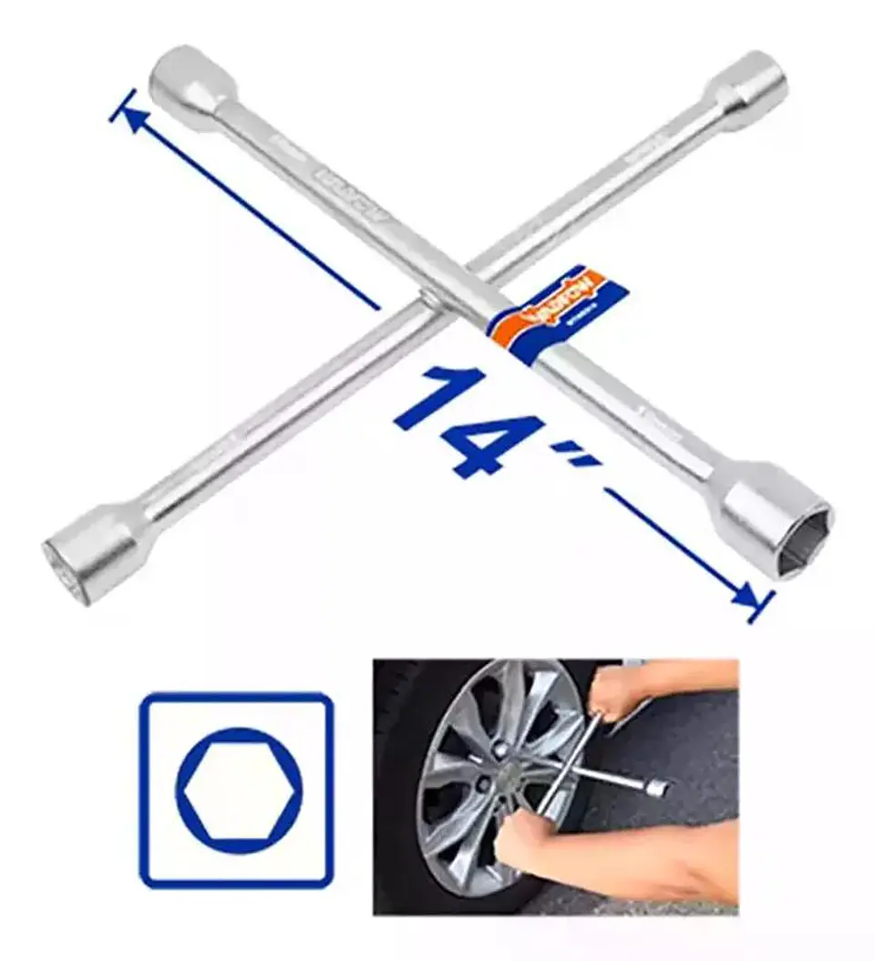 Llave Cruz Para Auto 17-23 Mm 14 Pulgadas Wadfow Wth8314 Veh 5