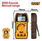 Multimetro Tester Digital Industrial 2000 Cuentas 600v Ingco - Miniatura 2