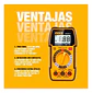 Multimetro Tester Digital Industrial 2000 Cuentas 600v Ingco - Miniatura 5
