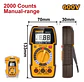 Multimetro Tester Digital Industrial 2000 Cuentas 600v Ingco - Miniatura 10