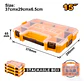Organizador Plástico Con Divisiones 37cm 15pul Ingco Pbx1511 Naranja - Miniatura 2