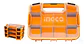 Organizador Plástico Con Divisiones 37cm 15pul Ingco Pbx1511 Naranja - Miniatura 5