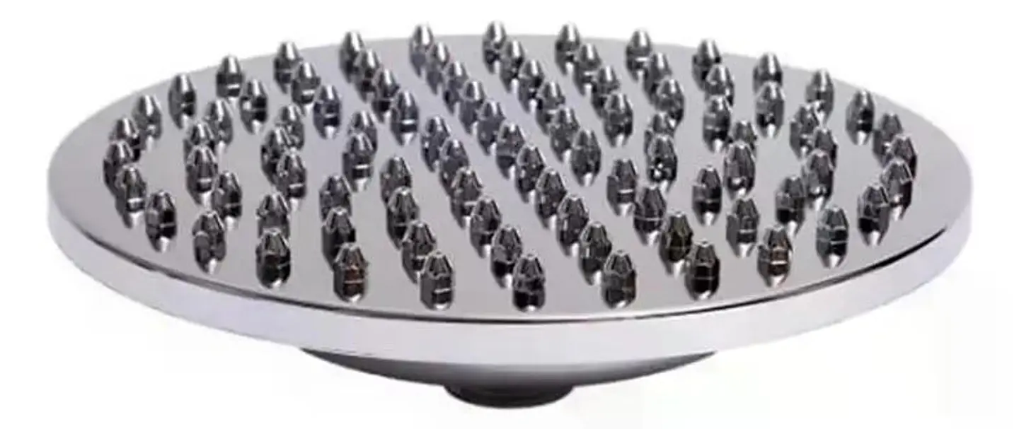 Plato Ducha Redondo Acero Inox 8 Taumm Plateado Plateado 2