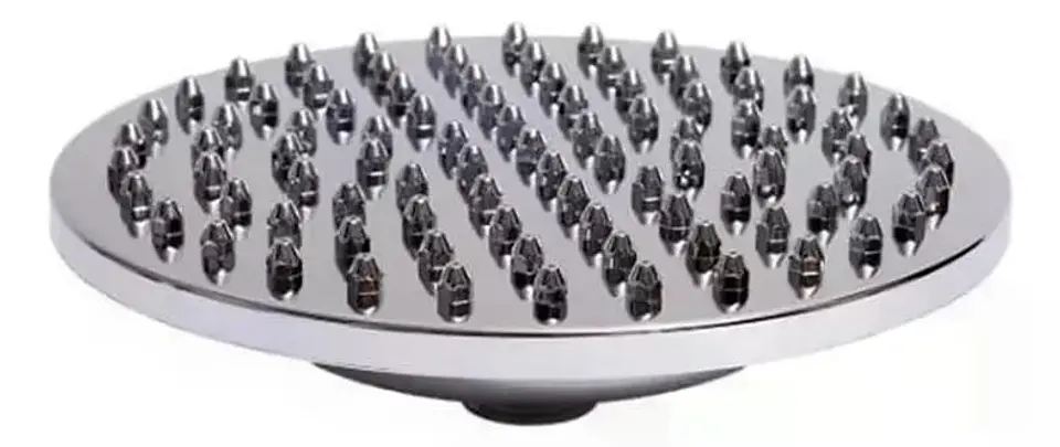 Plato Ducha Redondo Acero Inox 8 Taumm Plateado Plateado 2