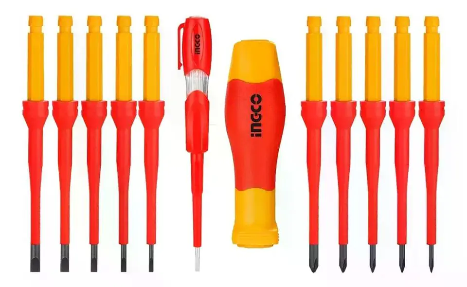 Set Aislado 12 Destornilladores Ingco Hkisd1201 - Smf 2