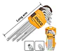 Set 9 Piezas Llaves Torx Llaves De Apriete T10 - T50 Ingco Plateado - Miniatura 6
