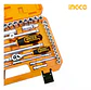 Set De Dados Y Matraca Chicharra 44 Pzs 1/2 - 1/4 PuLG Ingco Naranja - Miniatura 5