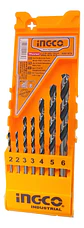 Set Juego De Brocas Para Metal 7 Piezas 2-6 Mm Ingco Akd1075 - Miniatura 4
