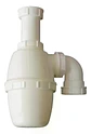 Sifon 1.1/4 - 1.1/2 Plastico Con Codo Salida Taumm Blanco - Miniatura 2
