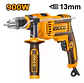 Taladro Percutor 900w 13mm Velocidad 2800rpm Ingco Id9008 Naranja - Miniatura 2