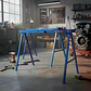 Set 2 Caballetes Plegables Wadfow 100 Kg 99x48x78 Cm Wdz1510 Azul - Miniatura 2