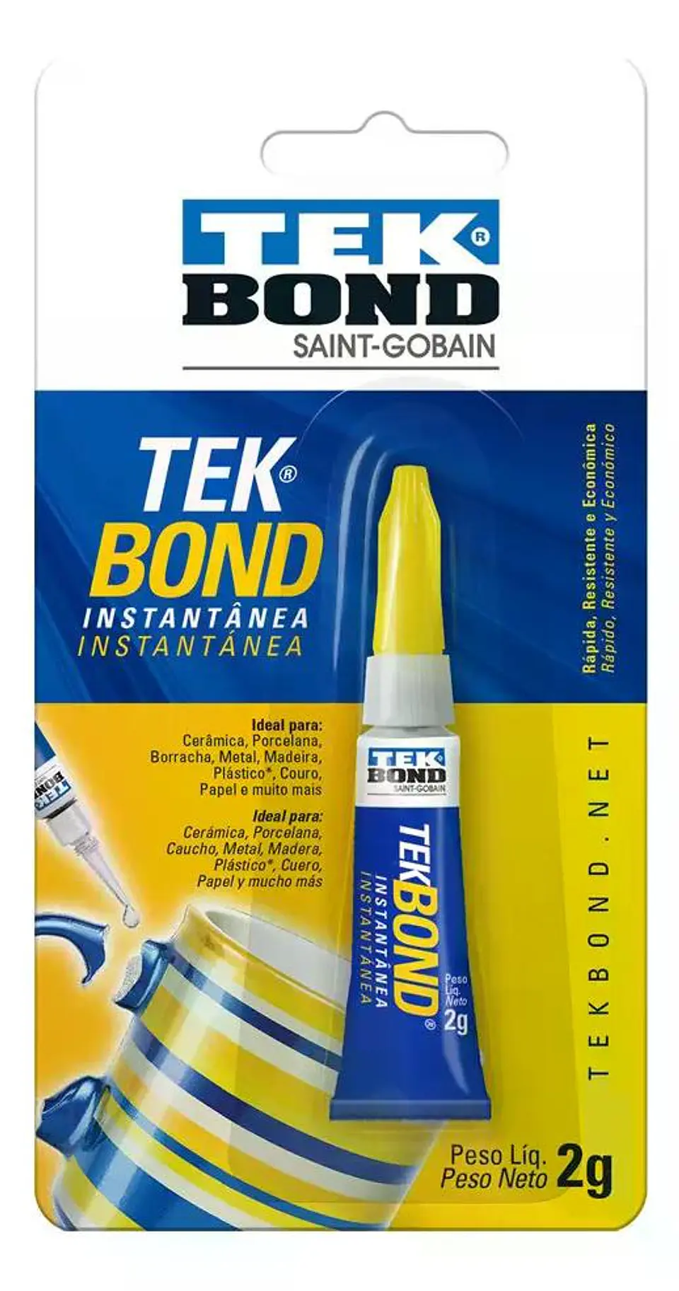 Adhesivo Instantaneo Multiuso Tekbond 2 Gr 1