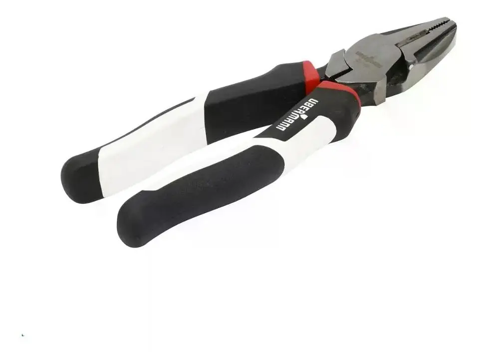 Alicate Universal 7  Ubermann Mango Ergonómico Antideslizante 3