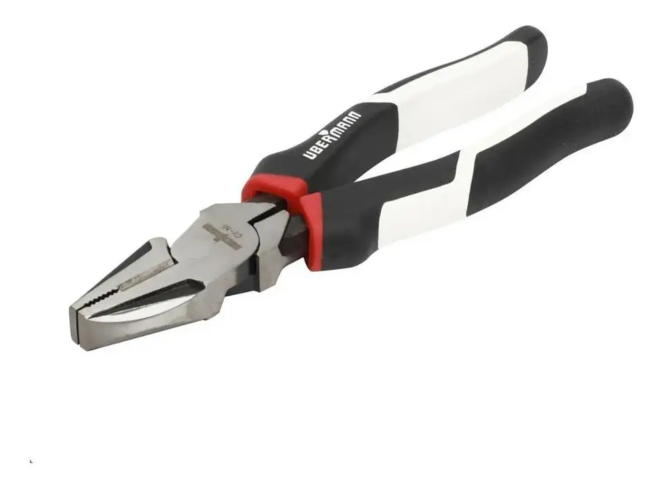 Alicate Universal 7  Ubermann Mango Ergonómico Antideslizante 4
