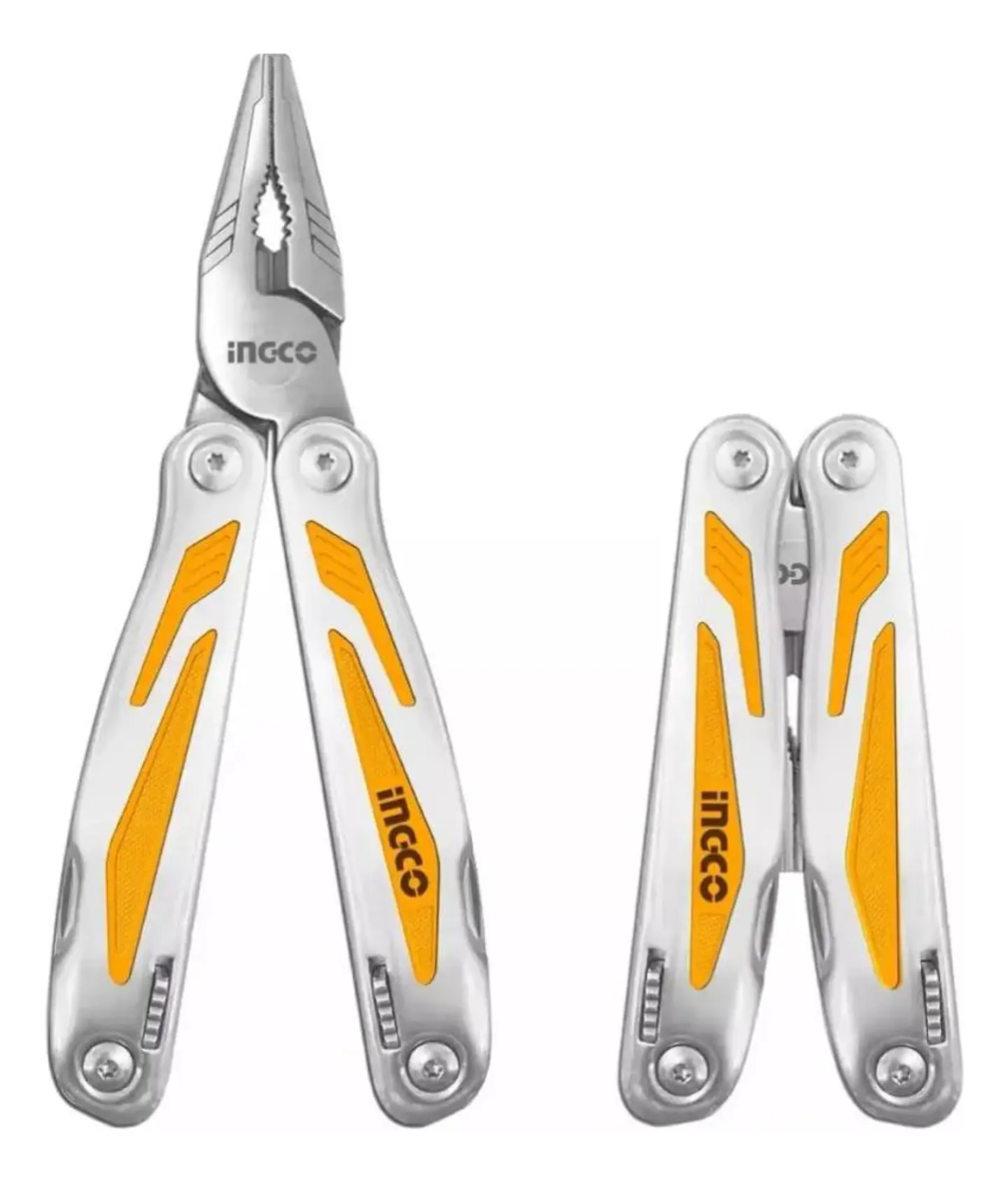 Alicate Multiherramienta Ingco 15 Funciones+ Funda Hfmft0115 Plateado 2