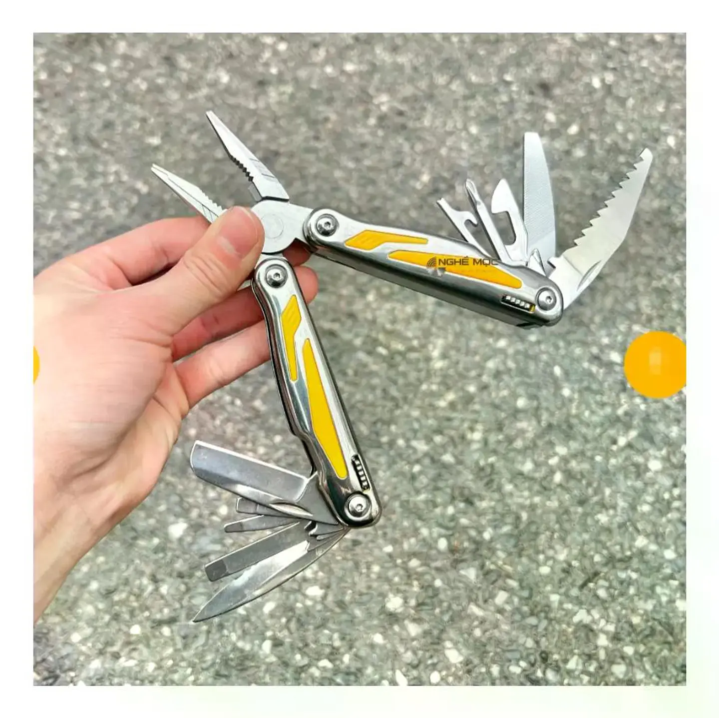 Alicate Multiherramienta Ingco 15 Funciones+ Funda Hfmft0115 Plateado 6