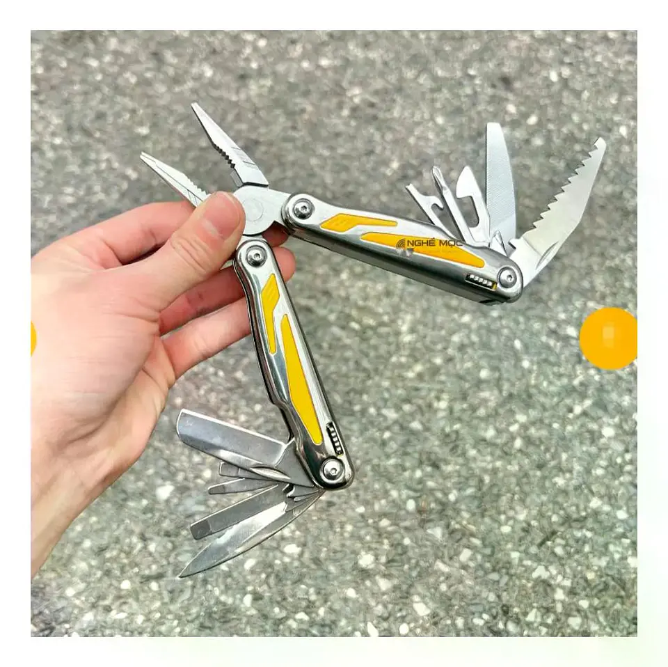 Alicate Multiherramienta Ingco 15 Funciones+ Funda Hfmft0115 Plateado 6