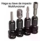 Adaptador De Impacto 1/2 Pulgada Punta Hexagonal 1/4 Torden - Miniatura 9