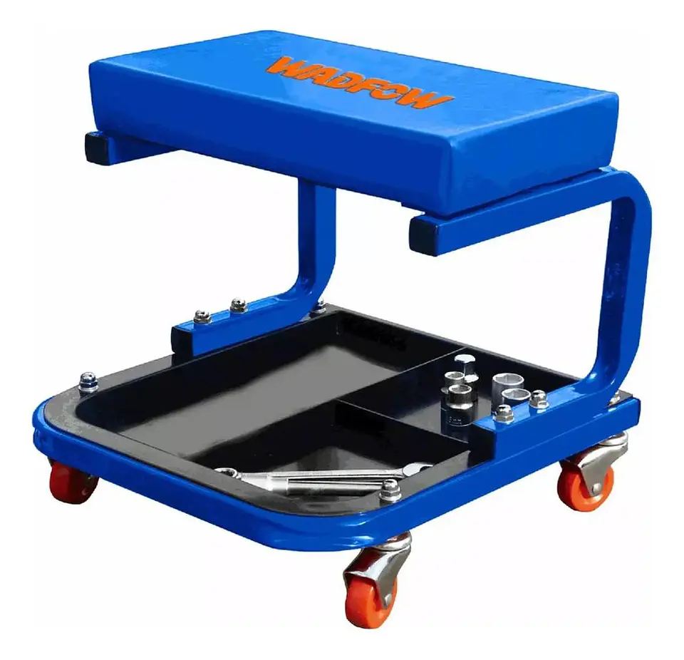 Asiento Rodante Cuadrado Con Ruedas Wadfow 110kg Wnc1501 2