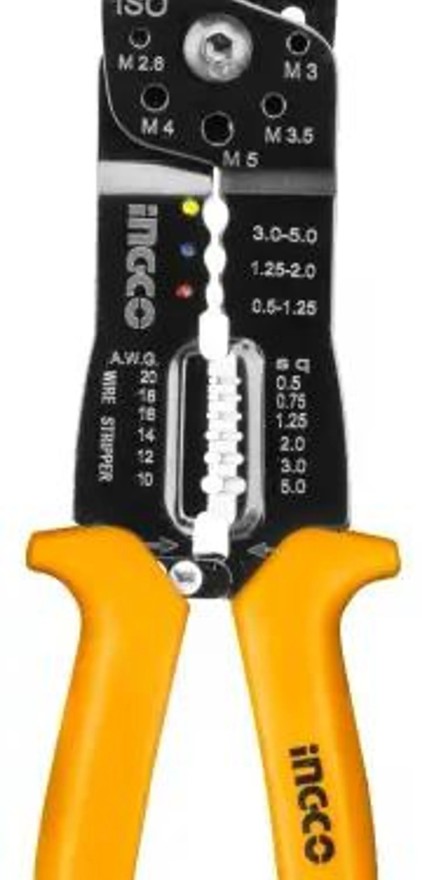 Alicate Terminales Pelacables Industrial Ingco 254mm Hwsp101 1