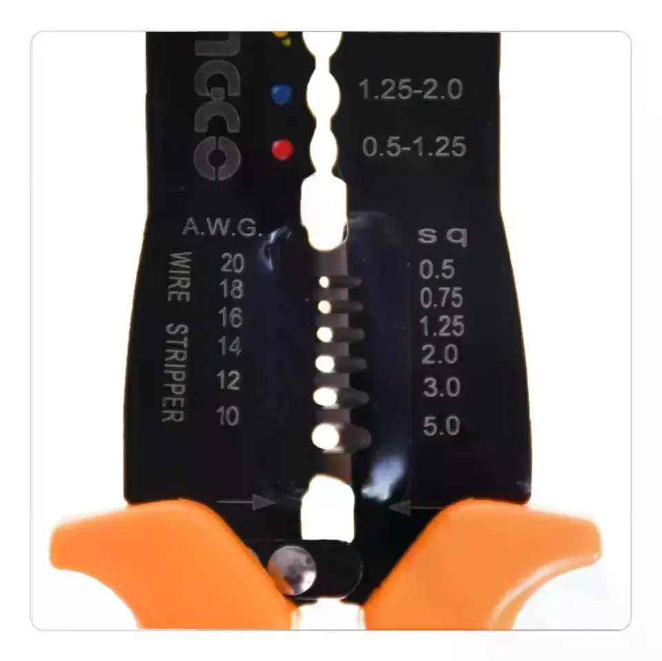 Alicate Terminales Pelacables Industrial Ingco 254mm Hwsp101 6