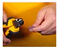 Alicate De Corte Diagonal Industrial Ingco 6 PuLG Hdcp28168 Naranjo/negro - Miniatura 9