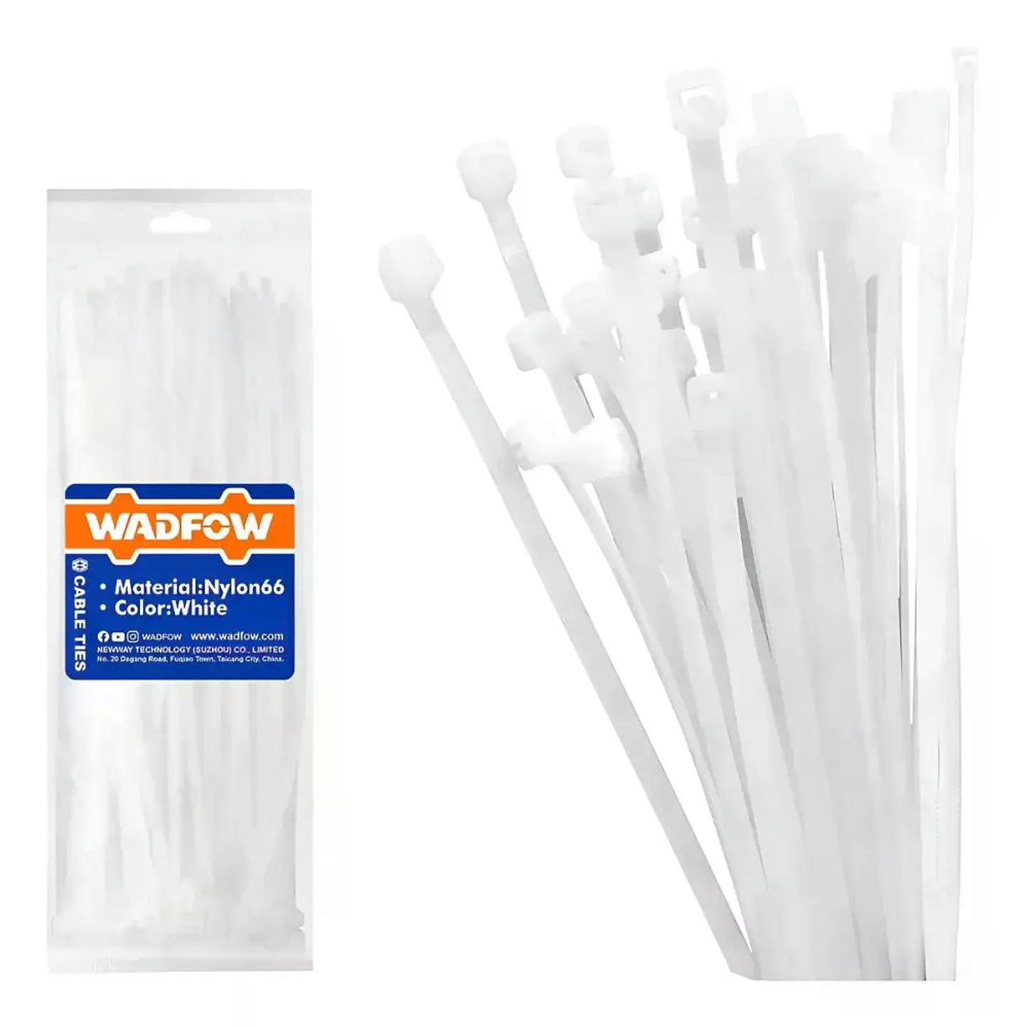 Amarras Precinto Wadfow X 100un 3.6x200- Wteb520036 Blanco 2