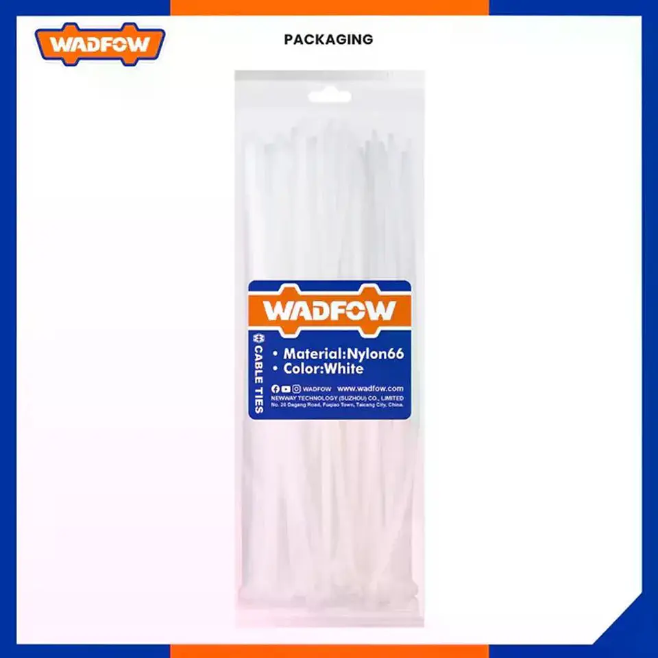 Amarras Precinto Wadfow X 100un 3.6x200- Wteb520036 Blanco 3