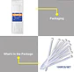 Amarras Precinto Wadfow X 100un 3.6x200- Wteb520036 Blanco - Miniatura 7