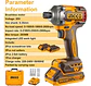 Atornillador De Impacto Bl 285 Nm Ingco + 2 Bat Cirli2028 Naranja 20v - Miniatura 3