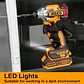 Atornillador De Impacto Bl 285 Nm Ingco + 2 Bat Cirli2028 Naranja 20v - Miniatura 5