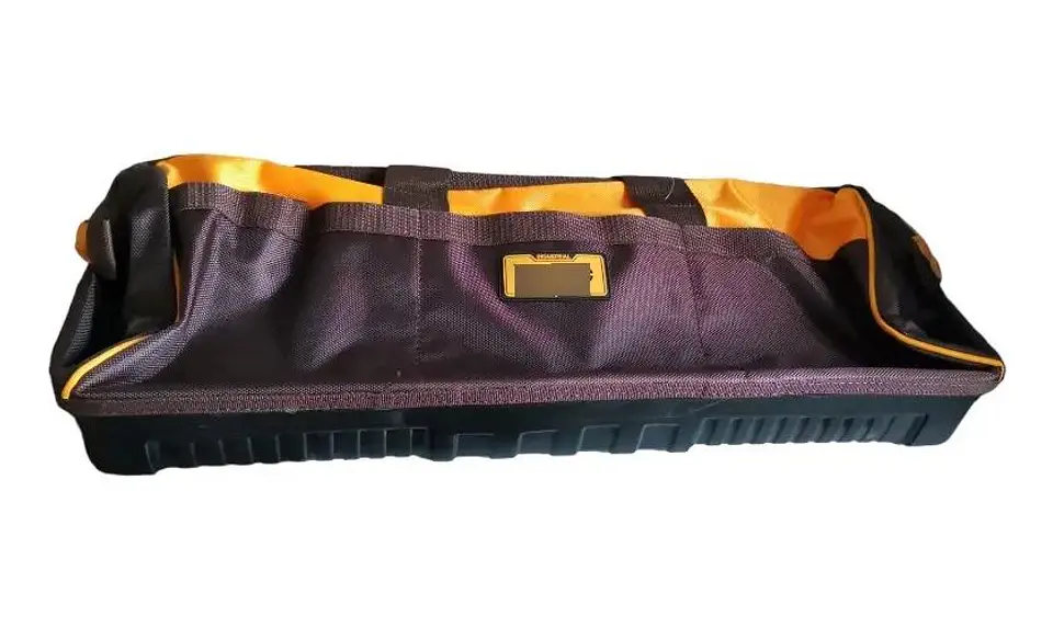 Bolso De Herramientas Industrial Ingco 18 Bolsillos 24 PuLG Marrón 3