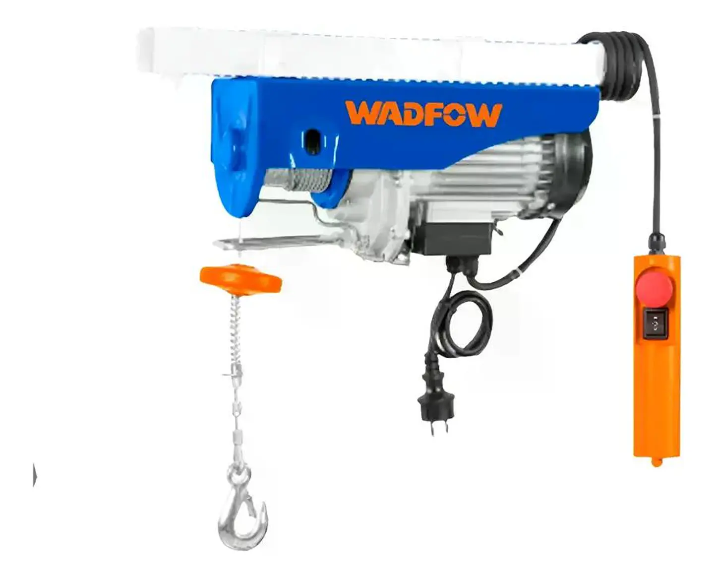 Aparejo Electrico 250-500kg 9mt 18mt Wadfow Weth1a01 Tecle Naranja Y Azul 0 3