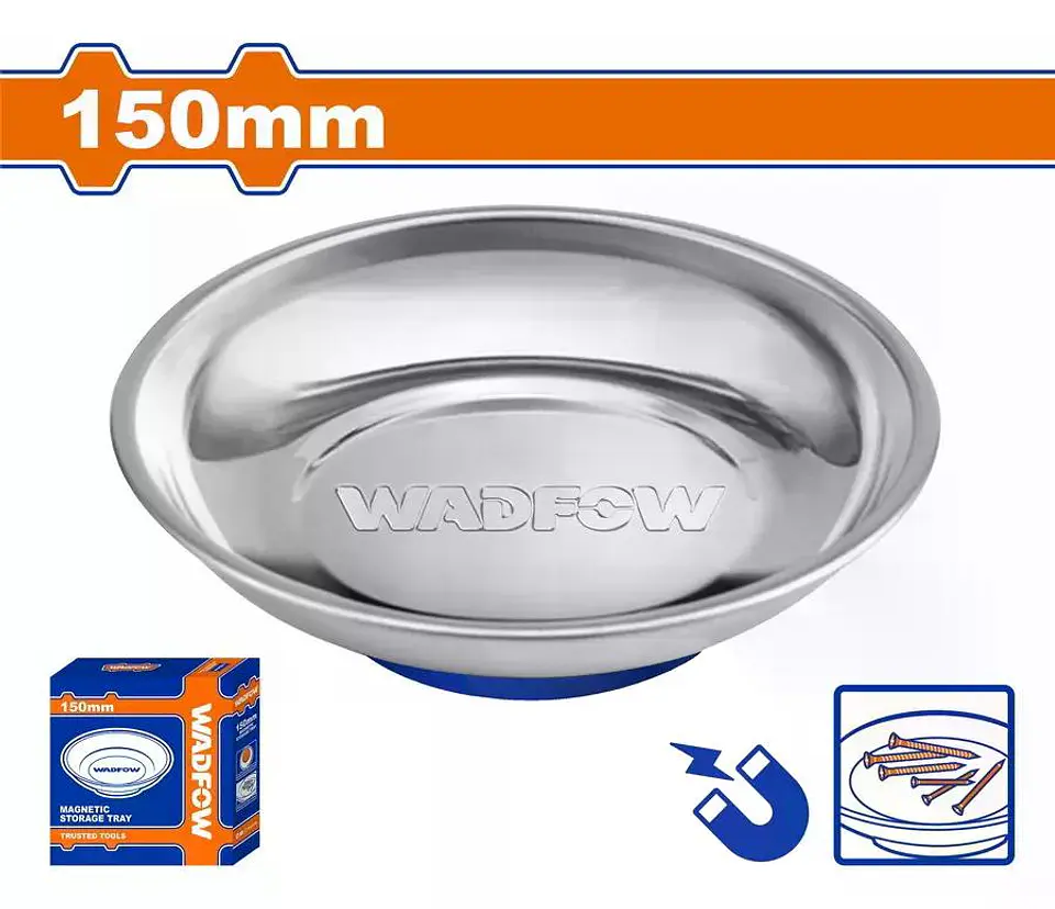 Bandeja Magnetica Circular Redonda 150mm Wadfow Wmc6001 2