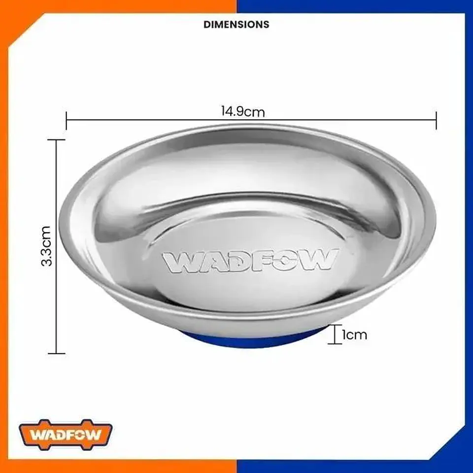 Bandeja Magnetica Circular Redonda 150mm Wadfow Wmc6001 3