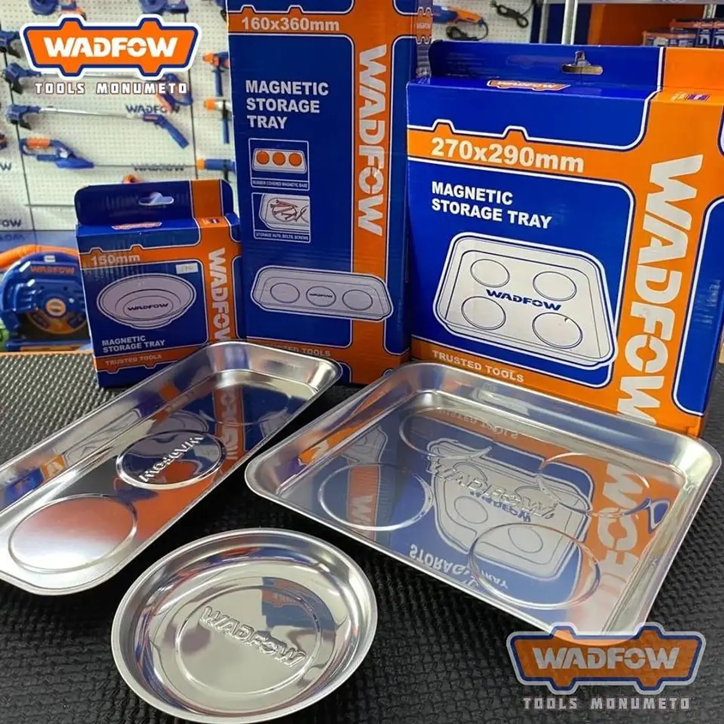 Bandeja Magnetica Circular Redonda 150mm Wadfow Wmc6001 9