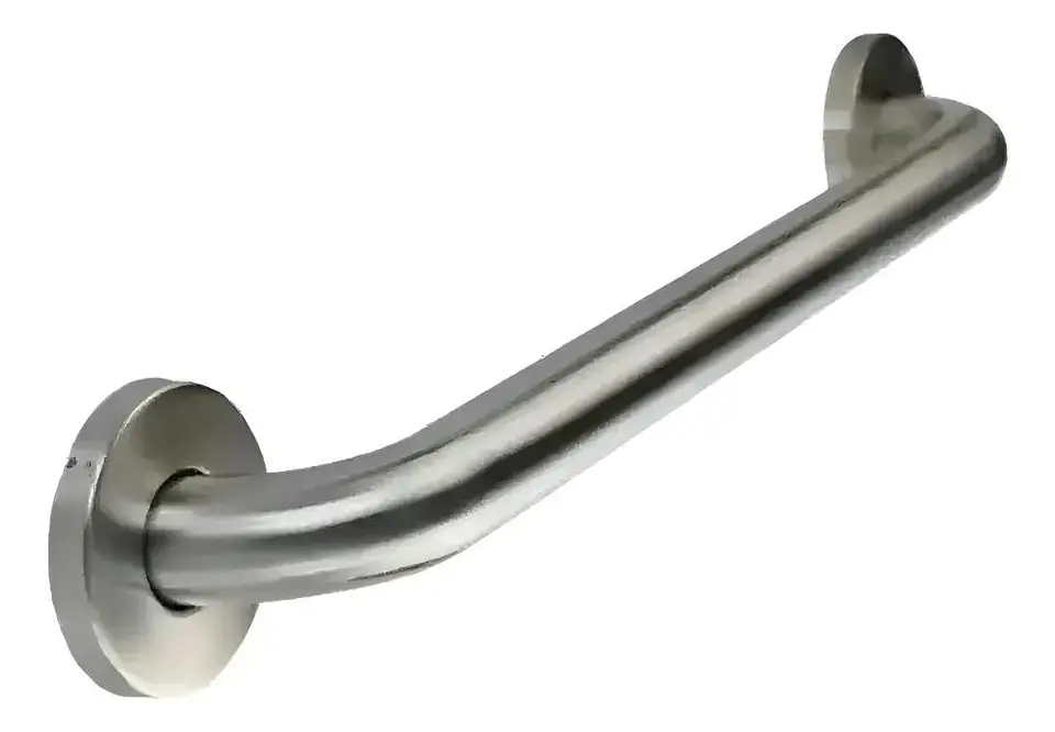 Barra Seguridad Recta Ducha Baño 60 Cm X 3,2 Cm Inoxidable Plateado Gris 5