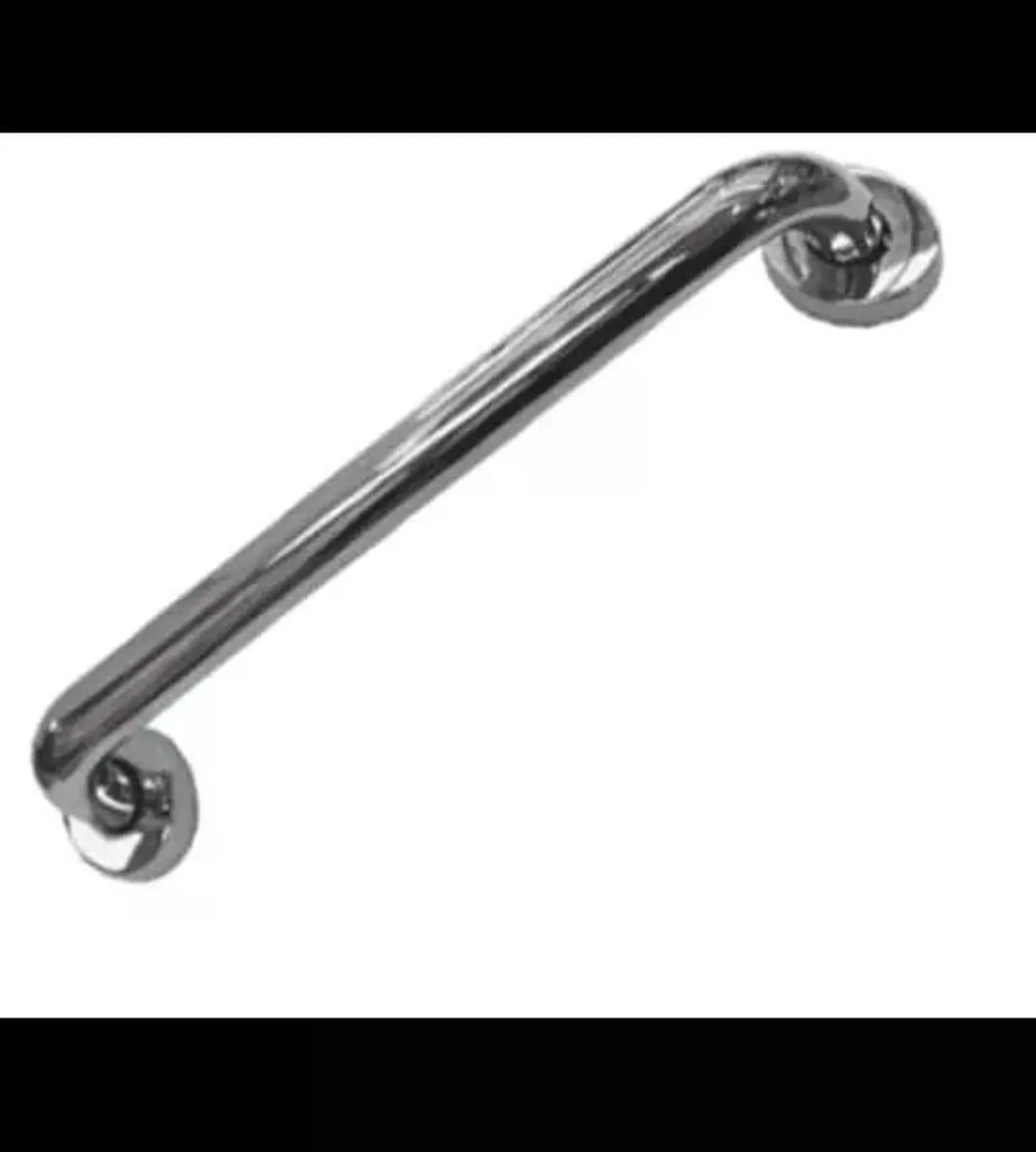 Barra Seguridad Recta Ducha Baño 60 Cm X 3,2 Cm Inoxidable Plateado Gris 6