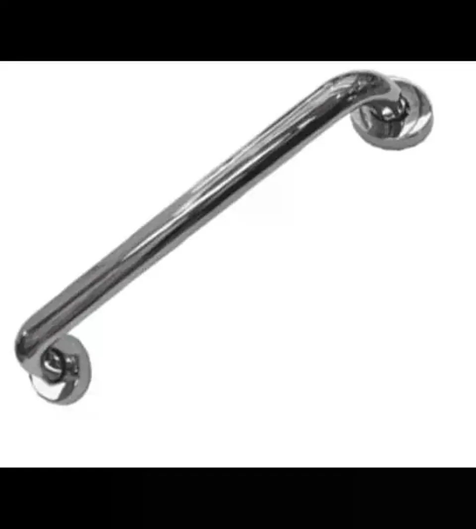Barra Seguridad Recta Ducha Baño 60 Cm X 3,2 Cm Inoxidable Plateado Gris 6