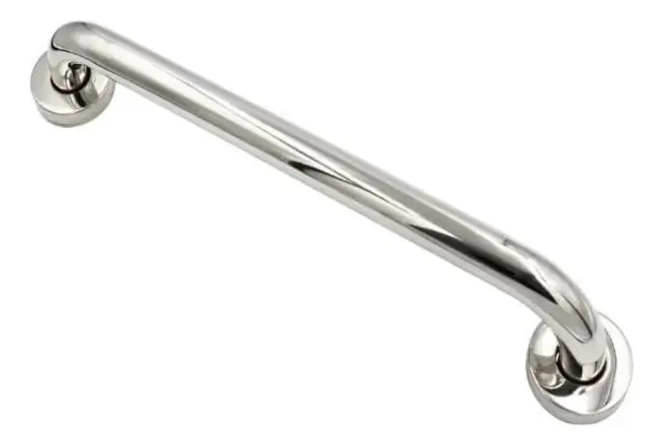 Barra Seguridad Recta Ducha Baño 60 Cm X 3,2 Cm Inoxidable Plateado Gris 7