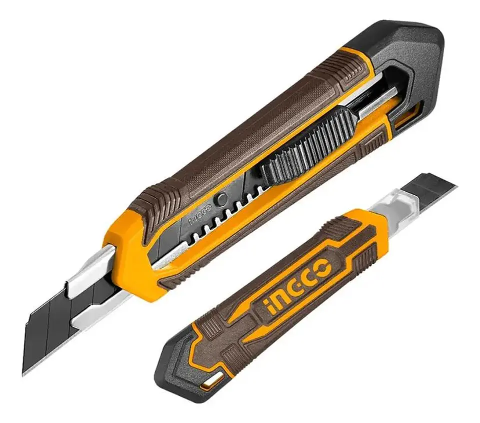 Cuchillo Cartonero Retractil 180 Mm Ingco 1