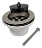 Desague Plastico Para Receptaculo Con Tapon De Goma Taumm Blanco - Miniatura 3
