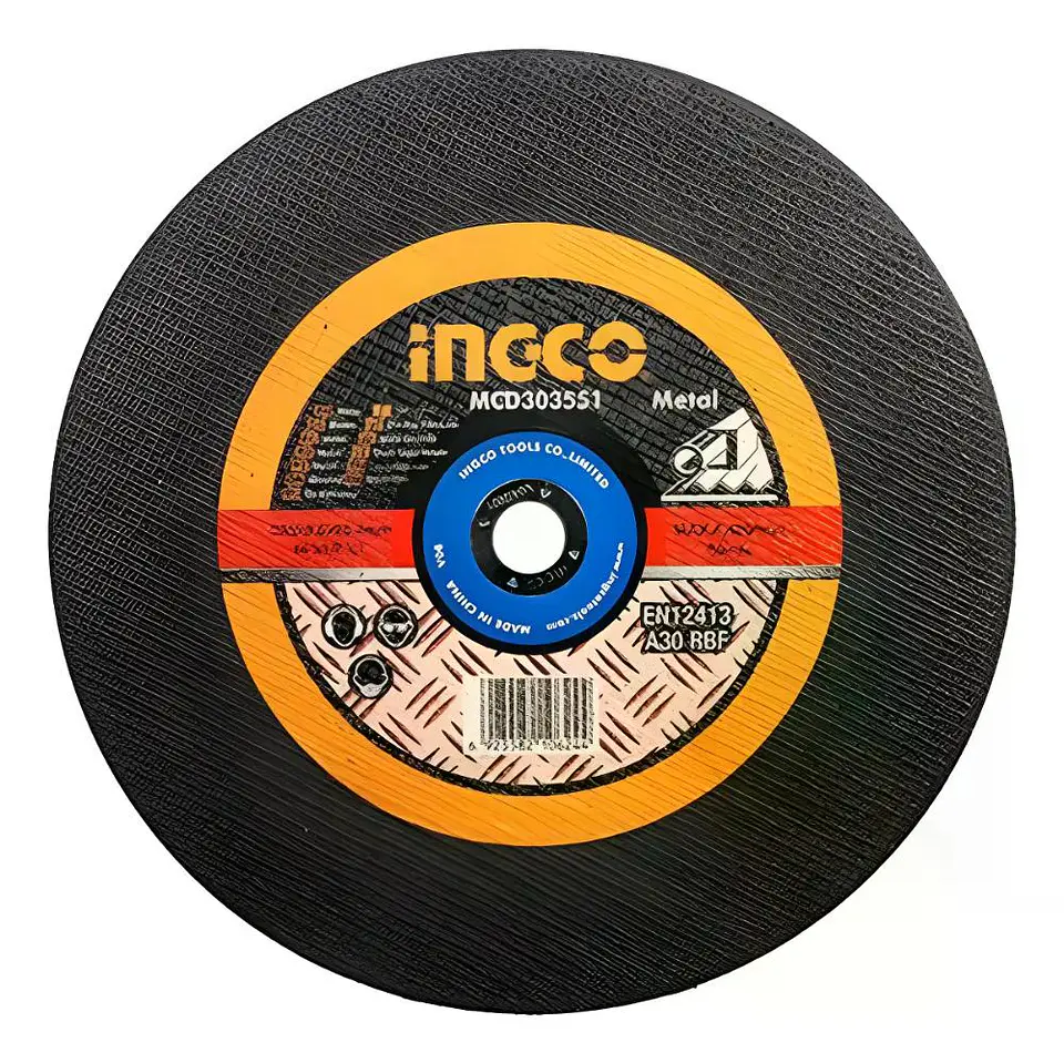 Disco Corte Metal 14 355mm Tronzadora Ingco Mcd253551 Negro Negro 1