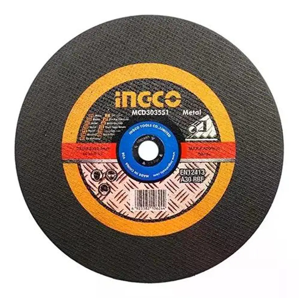 Disco Corte Metal 14 355mm Tronzadora Ingco Mcd253551 Negro Negro 2