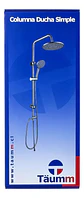 Columna De Ducha Simple De Acero Inoxidable Taumm - Miniatura 3