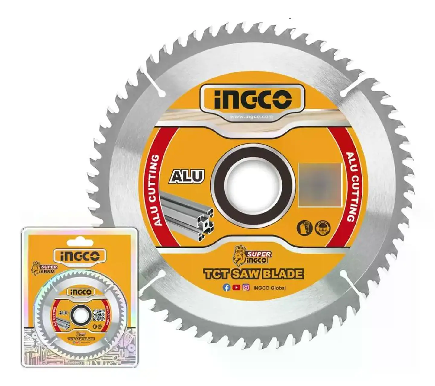 Disco De Sierra Circular Para Aluminio 210mm-8.1/4 Ingco Amarillo 2